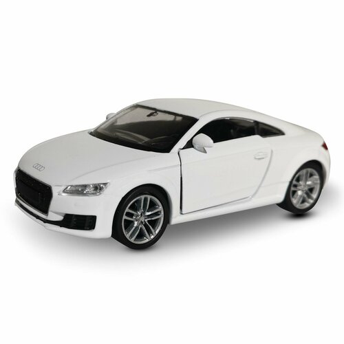 Машинка WELLY 2014 AUDI TT COUPE Белый / модель машины 1:38 с пружинным механизмом модель машины 1 38 audi tt coupe серый welly 43695