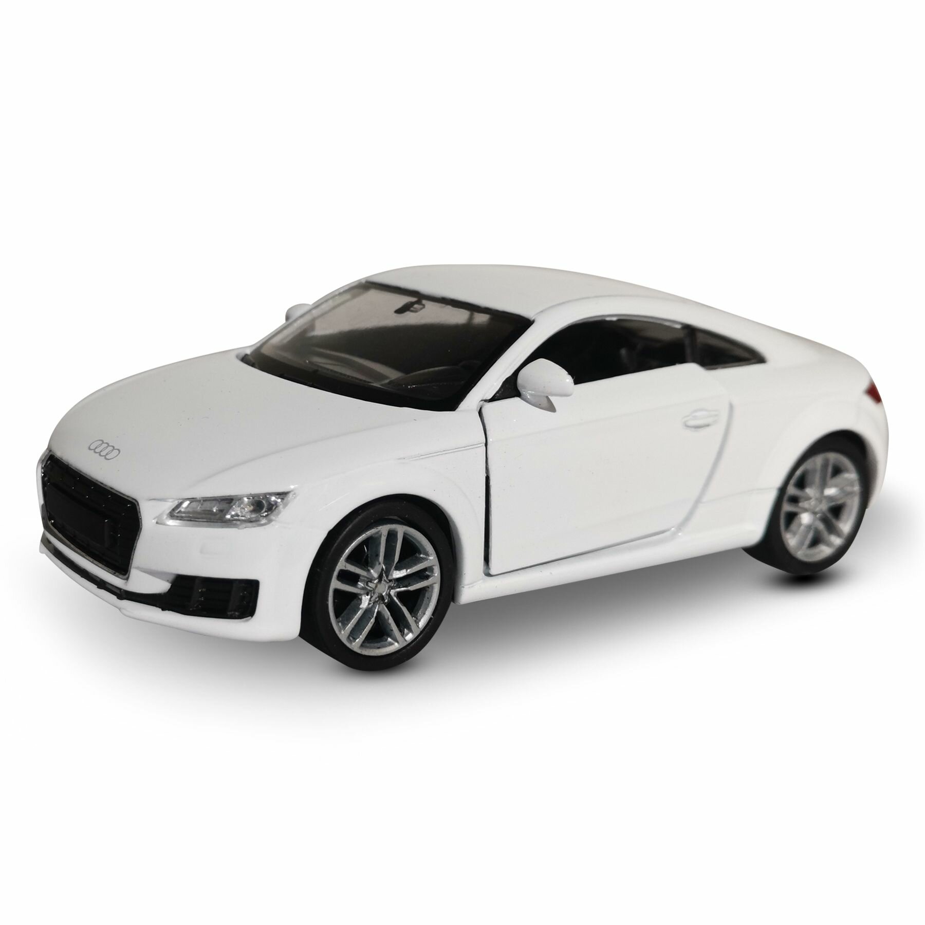 Машинка 2014 AUDI TT COUPE Белый / модель машины 1:38 с пружинным механизмом