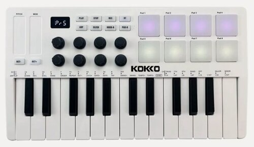 Изображение товара SMK-25 MIDI-клавиатура 25 клавиш, Kokko