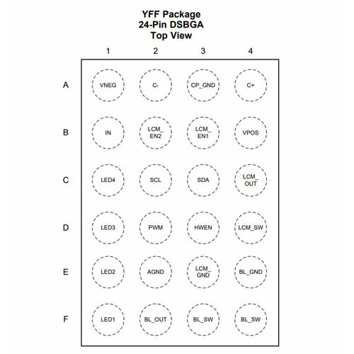 Микросхема LM36274