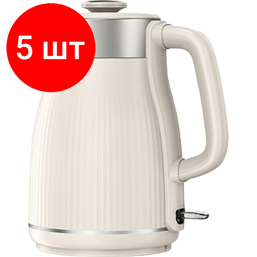 Комплект 5 штук Чайник BQ-KT1808S Cлоновая кость 1476400₽