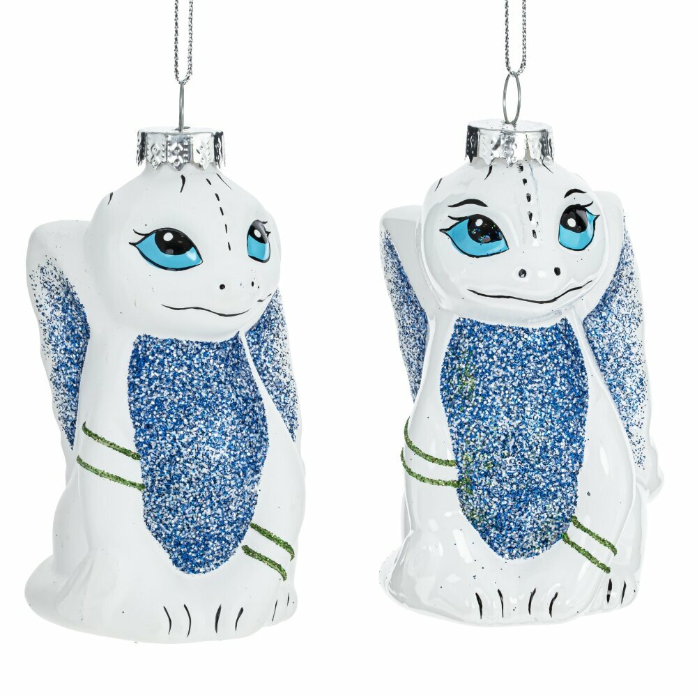 Украшение новогоднее "Дракончик" L6 W65 H10.5 см 2в.