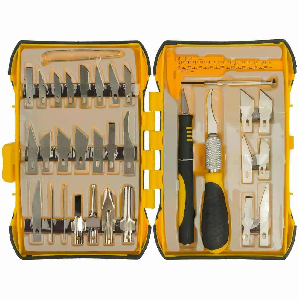 Stayer Набор "PROFI": Резцы по дереву, 33шт 1831-H33