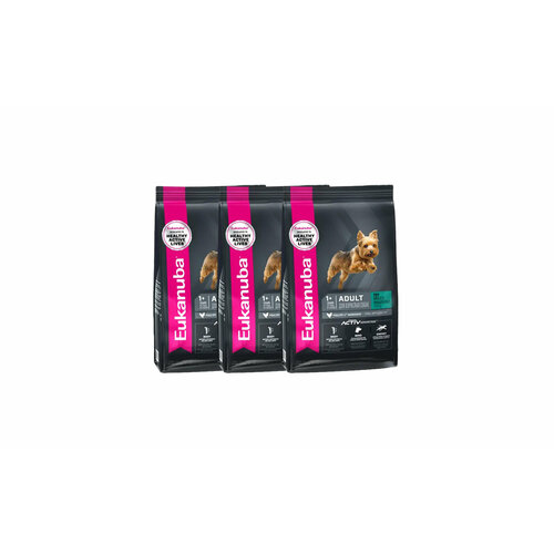 Eukanuba Сухой корм Для взрослых собак миниатюрных пород с курицей 1,5 кг х 3 шт.