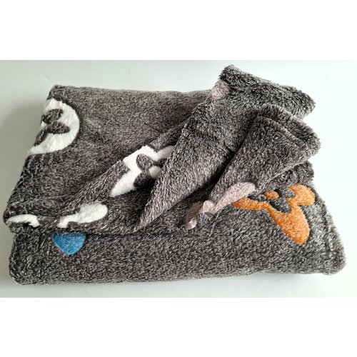 Плед бамбук Серый blanket 2-х спальный Макери 562₽