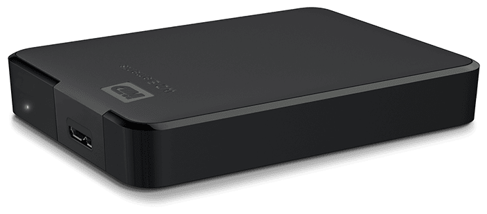 Диск жесткий внешний WD Portable HDD 500Gb Elements Portable WDBUZG5000ABK-WESN {USB3.0, 2.5", black} — фото 1