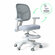 Детское кресло компьютерное для школьника ErgoKids Bambi Air Grey...