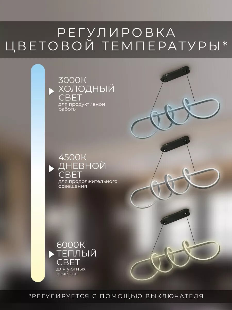 Люстра подвесная с шарами — фото 1