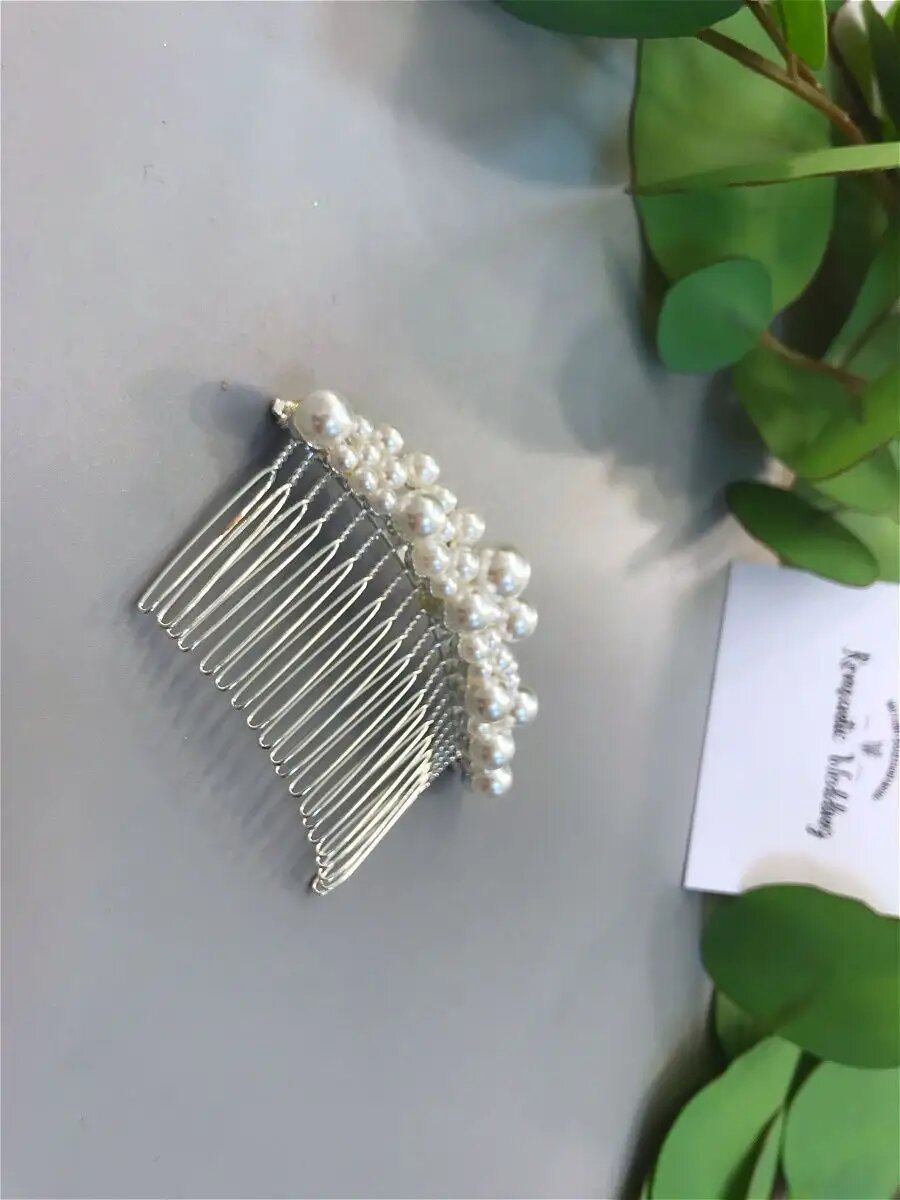 Украшение для причёски Romantic Wedding свадебная, размер one size, серебристый — фото 1