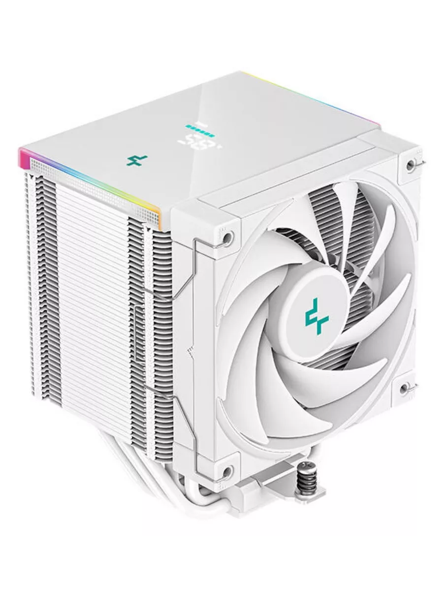 Кулер для охлаждения процессора Deepcool AK500 DIGITAL WH дисплей белый