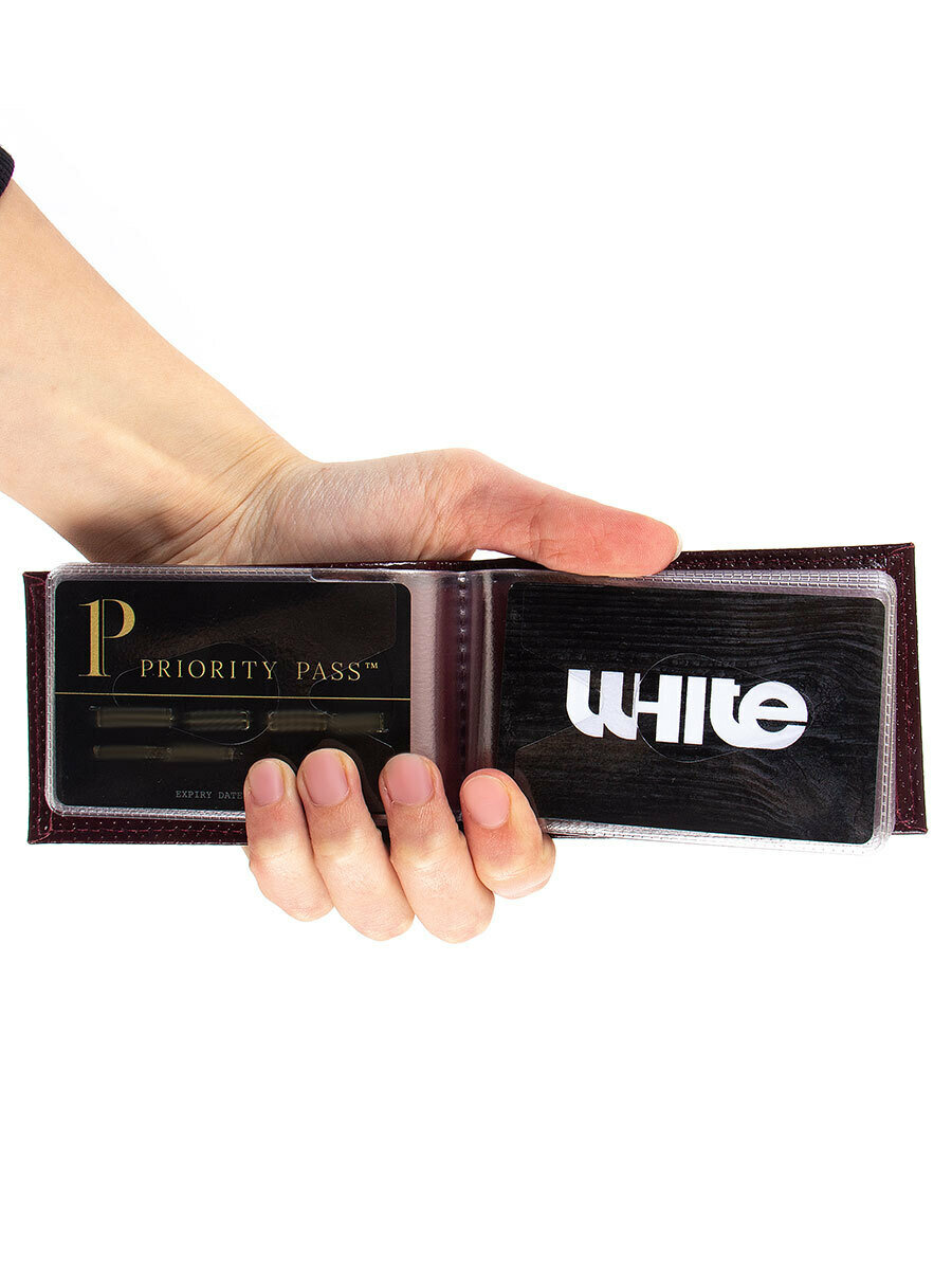 Визитница RICH LINE, бордовый — фото 1