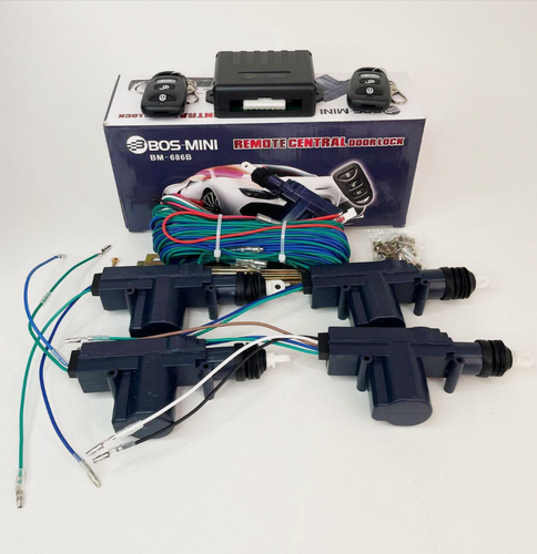 Изображение товара Центральный замок "Набор 4шт+пультДУ" Bos-Mini BM-686B