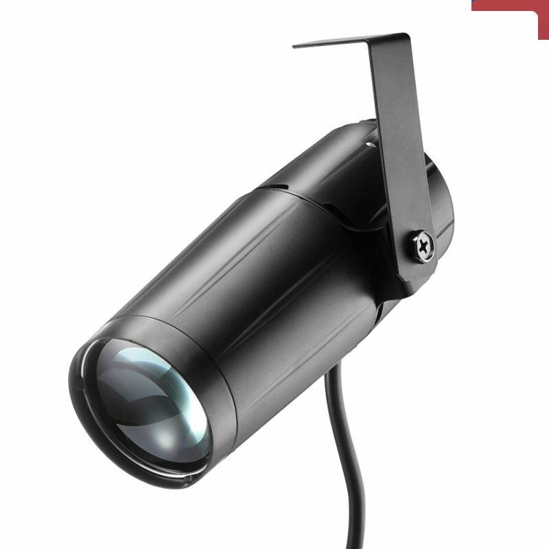 3W LED прожектор для сцены для КТВ театра с США - белый свет (черный)