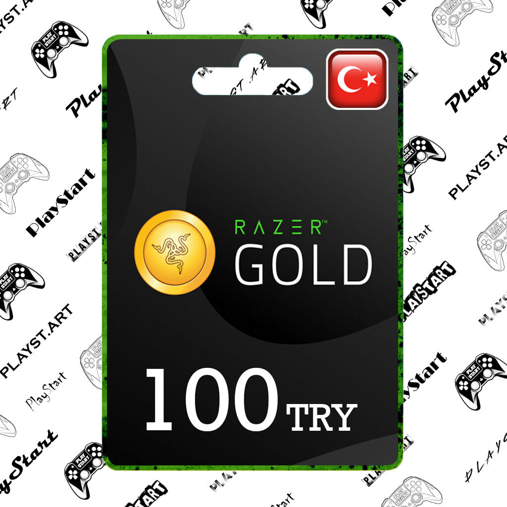 Razer Gold Gift Card 100TRY Turkey (Подарочная карта Рейзер Голд регион Турция)
