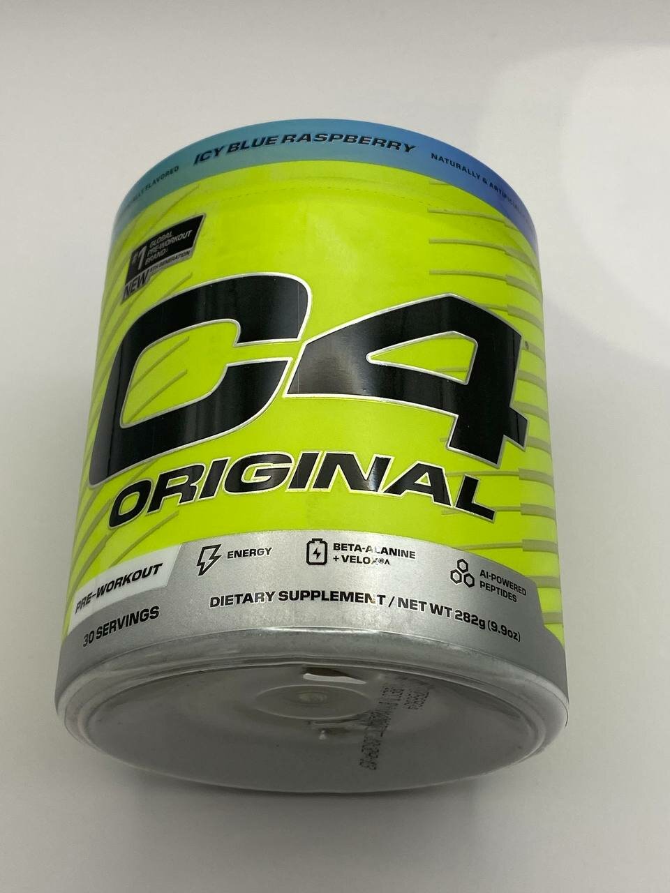 Предтренировочный комплекс "Cellucor" C4, icy ble raspberry , без глютена, порошок, 30 порций
