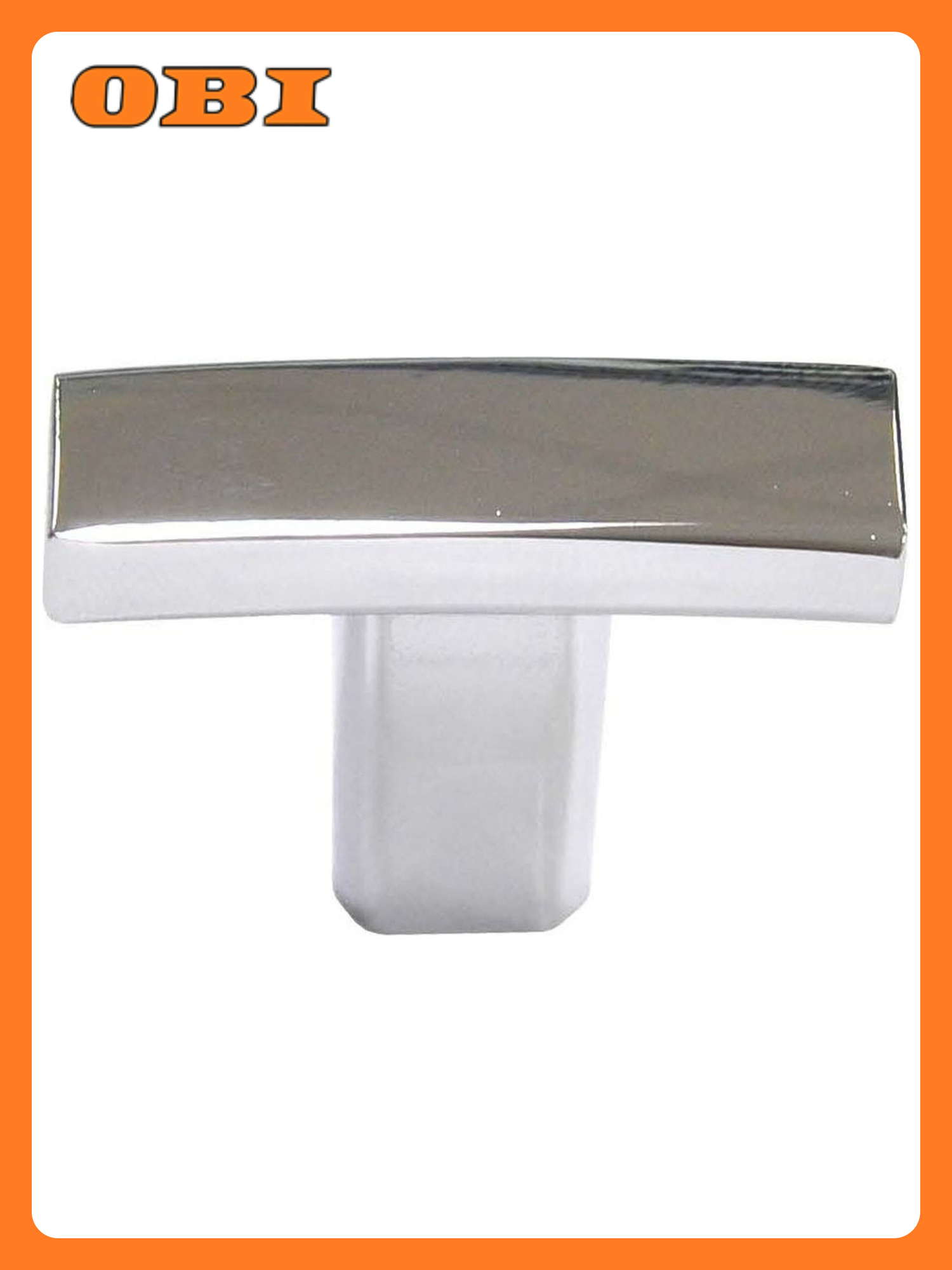 Мебельная ручка JET 182 цинковый сплав глянцевая цвет хром 1 шт