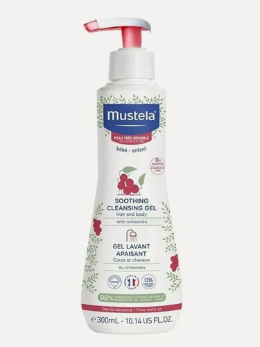 Изображение товара Mustela Успокаивающий очищающий гель 300 мл