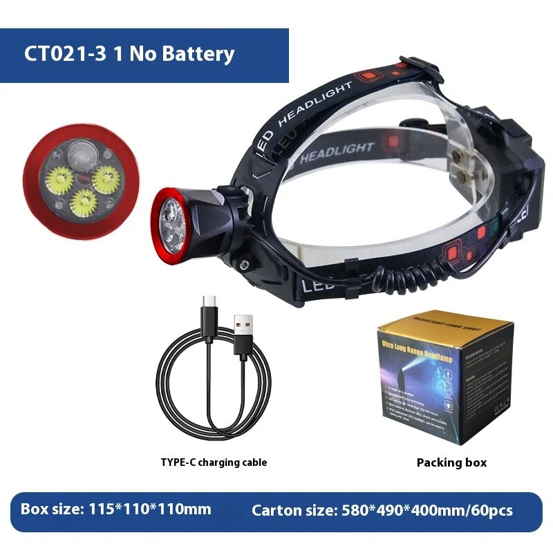 Налобный Фонарь LED CT021-3 1 No Battery