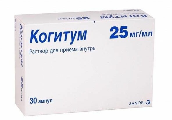 Когитум раствор для приема внутрь 25мг/мл 10мл 30шт