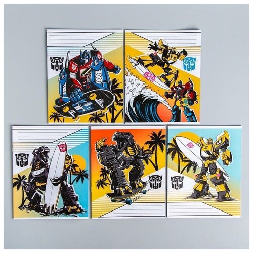 Тетрадь - Transformers, 12 листов, клетка, 20 шт.