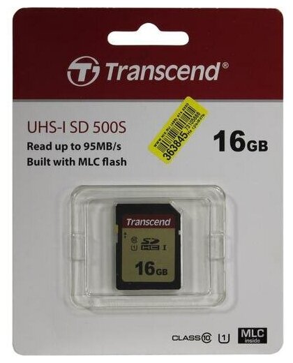 SD карта Transcend 500S TS16GSDC500S