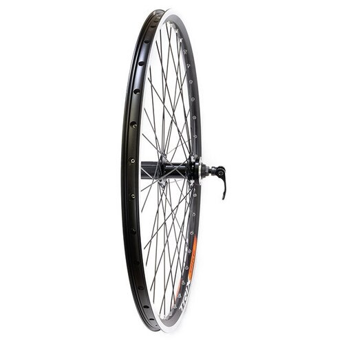Колесо для велосипеда заднее TRIX алюминий пистон черный диск кассета 8-10 ск. эксцентрик 28-29 черный