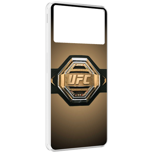 Чехол MyPads UFC единоборства мужской для ZTE Nubia Z40S Pro задняя-панель-накладка-бампер