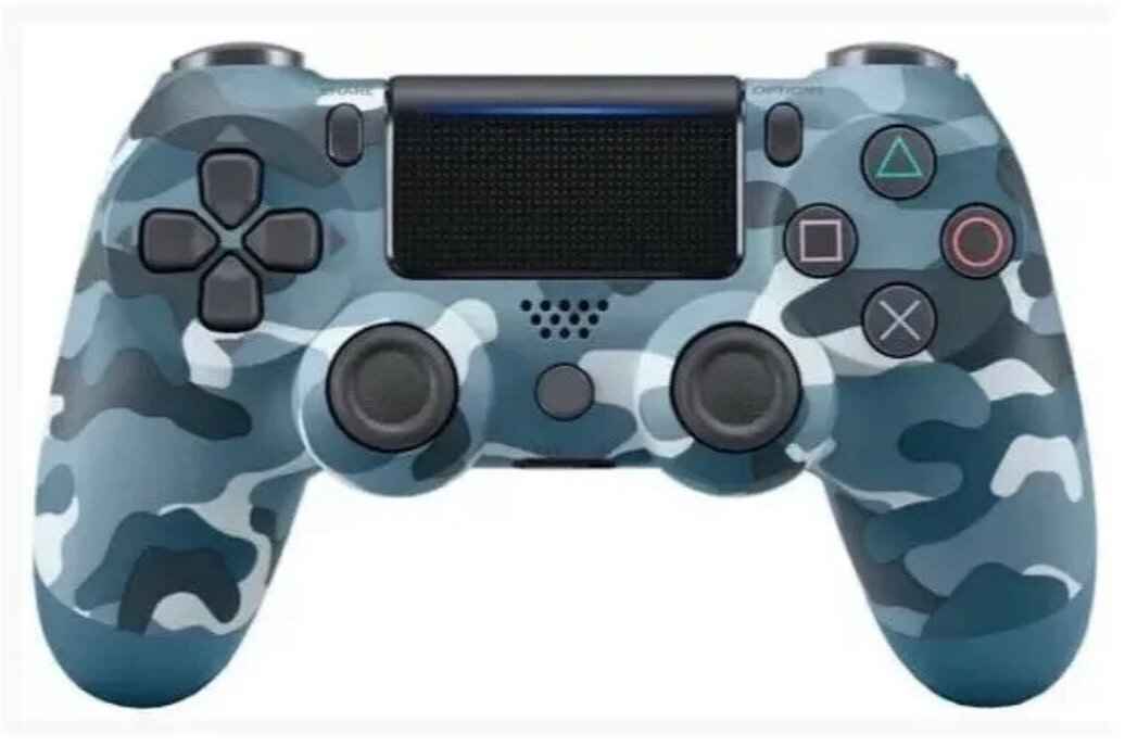 Беспроводной геймпад для PlayStation 4 синий хаки