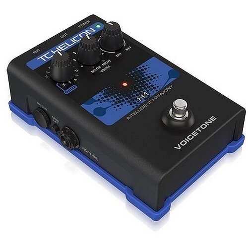 микрофонный предусилитель tc helicon go vocal TC HELICON VoiceTone H1 напольная вокальная педаль эффекта интелектуальной гармонизации, добавляет один или два голоса, преамп студийного качества, фа