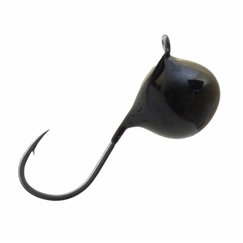 Мормышка вольф. Lumicom ДУ d5.5 черный лак 10шт