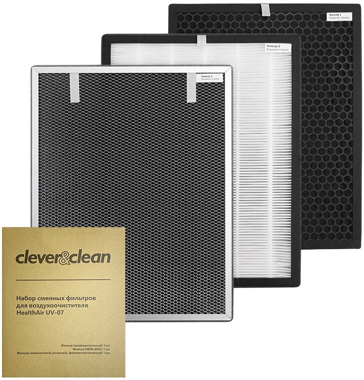 Clever&Clean Набор сменных фильтров для воздухоочистителя Clever&Clean HealthAir UV-07