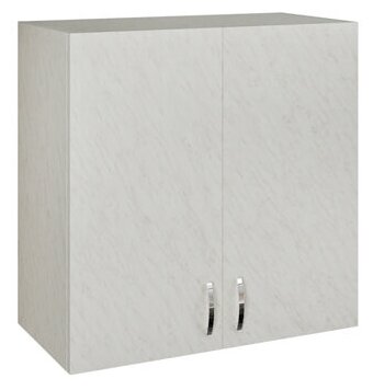 Шкаф навесной кухонный 60 белый мрамор - фотография № 2