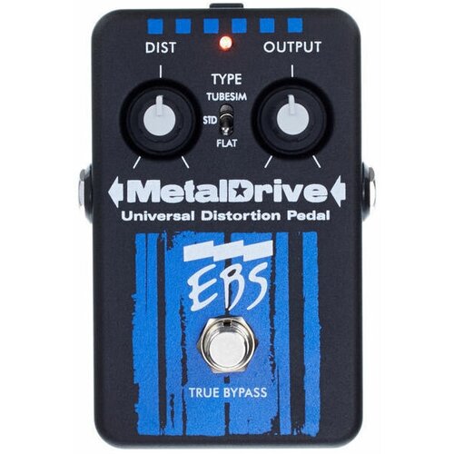 EBS MetalDrive Педаль овердрайв-дисторшн педаль эффектов ebs valvedrive