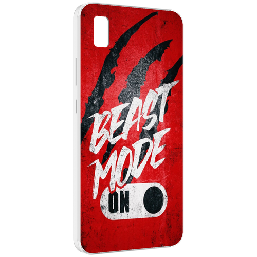 Чехол MyPads BEAST inside You для ZTE BLADE L210 задняя-панель-накладка-бампер чехол mypads beast inside you для zte nubia z40 pro задняя панель накладка бампер