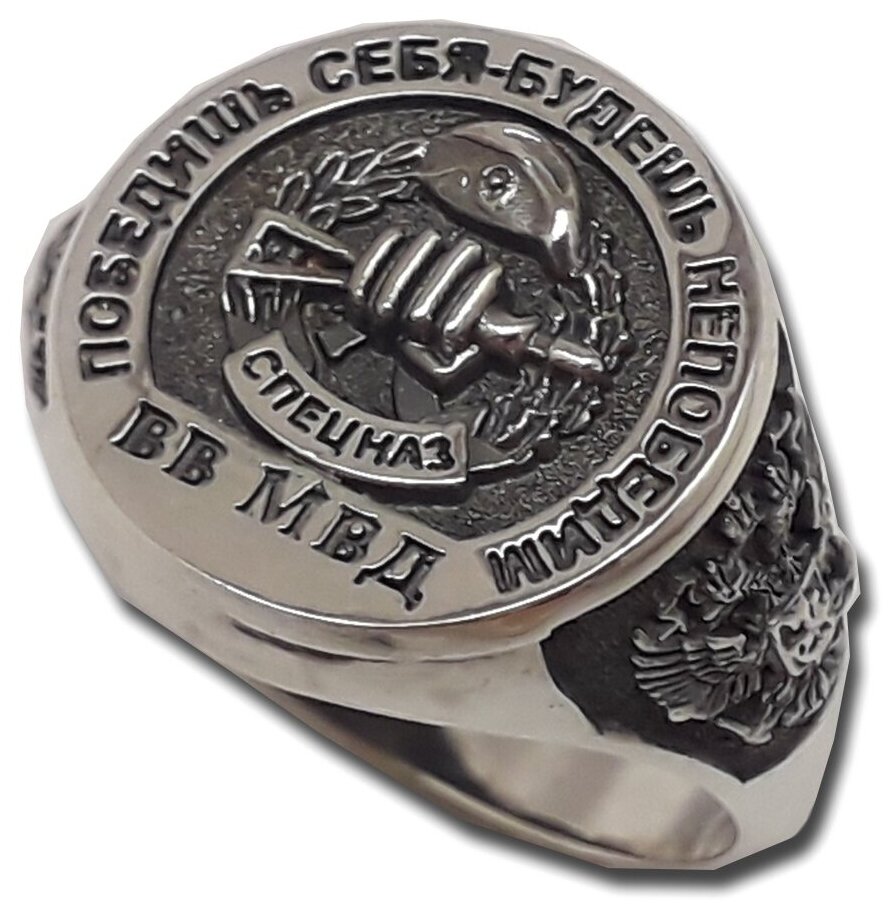 Печатка Tutushkin jeweler, серебро, 925 проба, гравировка, чернение, оксидирование