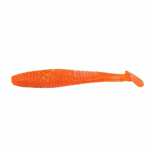 Виброхвост YAMAN PRO Flatter Shad, р.4 inch, цвет #03 - Carrot gold flake уп. 5 шт.