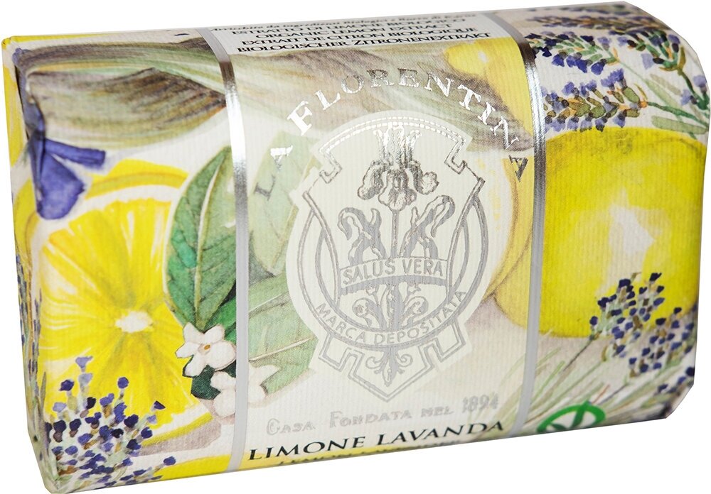 LA FLORENTINA Lemon & Lavender Мыло для тела Лимон и Лаванда, 200 г