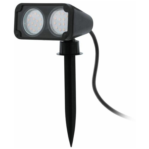 EGLO Светильник ландшафтный  Nema 1 93385, GU10, 6 Вт, цвет арматуры: черный, цвет плафона бесцветный