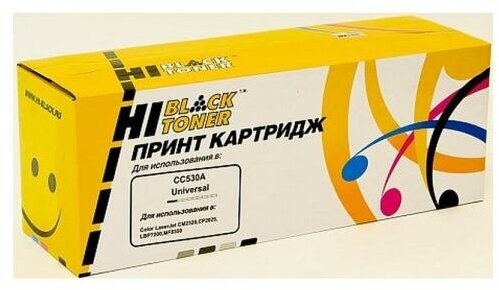 Картридж Hi-Black для HP CC530A/№718 CLJ CP2025/CM2320/Canon LBP7200 черный 3500стр
