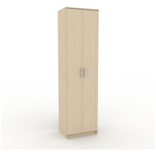 Шкаф Эконом-202b распашной дуб молочный классический для прихожей