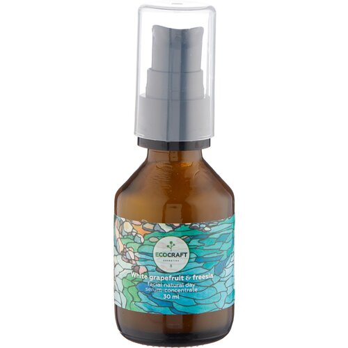 EcoCraft Белый грейпфрут и фрезия Серум-концентрат для лица дневной восстанавливающий, 30 мл