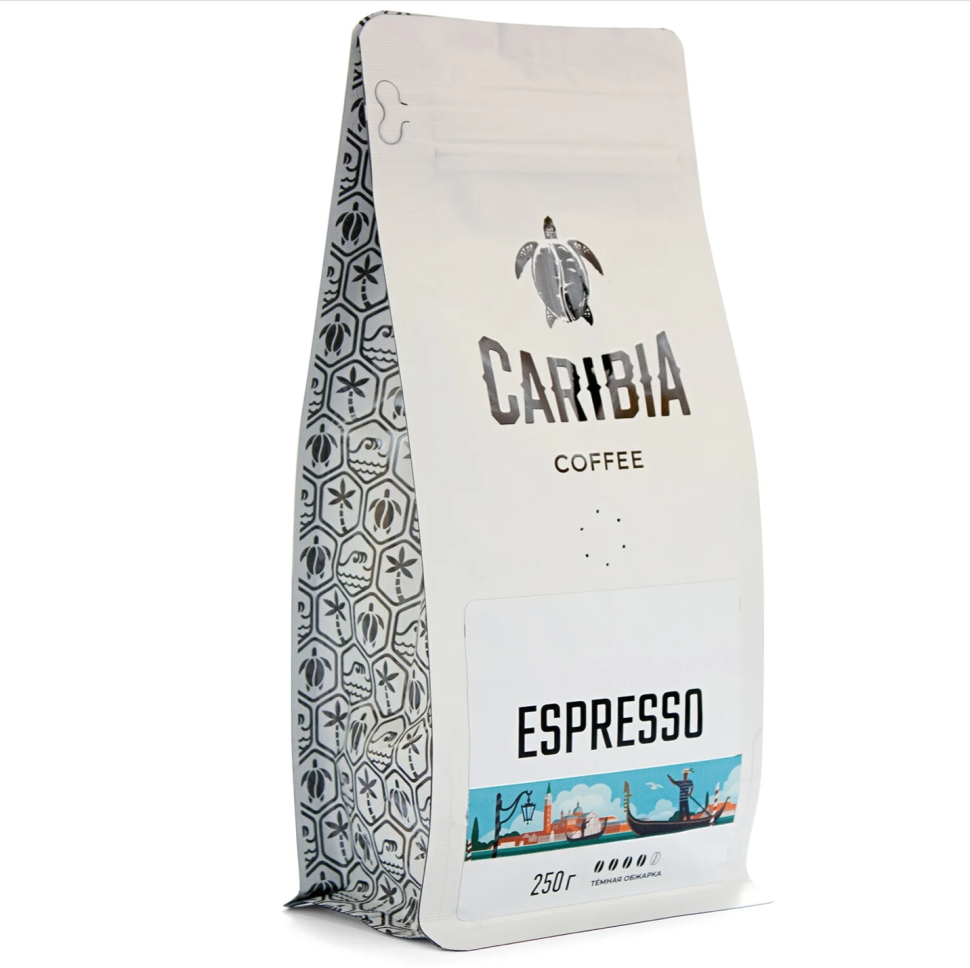 Кофе зерновой Caribia Espresso, 250 г - фото №1