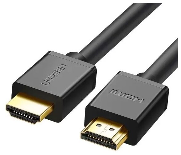 Кабель UGreen HDMI - HDMI (10107), 2 м, 1 шт, черный