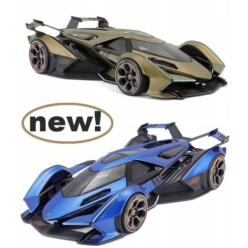 Модель автомобиля Lamborghini V12 Vision Gran Turismo 1:18 Maisto maisto 1 18 blue new lamborghini v12 vision gran turismo simulation alloy car model collect gifts toy boy toys