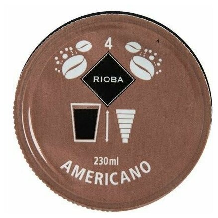 Кофе в капсулах Rioba Americano, Dolce Gusto, 4 упаковки - 64 капсул - фотография № 5