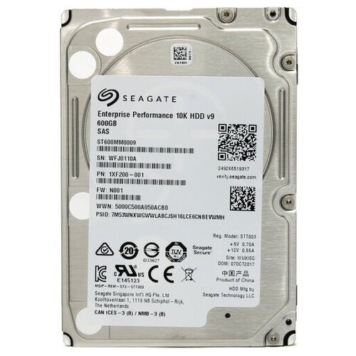 Жесткий диск Seagate Enterprise Performance 10K ST600MM0009 1281800₽