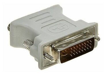 Адаптер Gembird, DVI-A 29(m)-VGA(f), белый