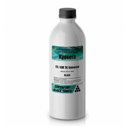 Тонер SuperFine для картриджей Kyocera FS/KM TK Universal бутылка 900 гр. (Tomoegawa)
