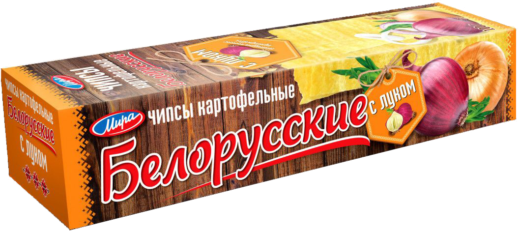 Чипсы картофельные белорусские с луком Мира 5 шт по 100 гр