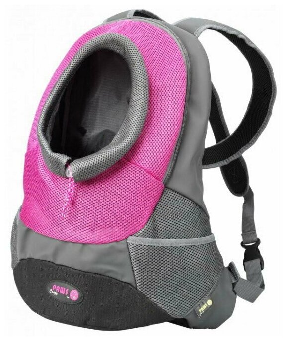 EBI Рюкзак для переноски собак "CRAZY PAWS Maria S", розовый, 37х14х36.5см - фото №1